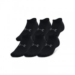 Ponožky UNDER ARMOUR UA Essential No Show 6 Pack-BLK