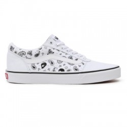 Pánska rekreačná obuv VANS MN Ward (Skull Bandana) white white