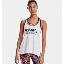 UNDER ARMOUR-Knockout Tank CB Graphic-WHT Biela L