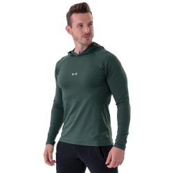 Pánske tričko Nebbia 330 Dark Green - M