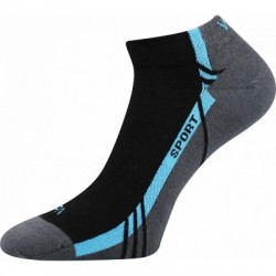 Bežecké ponožky VOXX 1 PACK-Pinas- II.-black