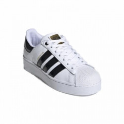 ADIDAS ORIGINALS-Superstar Bold Platform clod white/core black/gold...