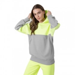 Dámska mikina s kapucňou 4F WOMENS SWEATSHIRT BLD024-45S-CANARY GREEN