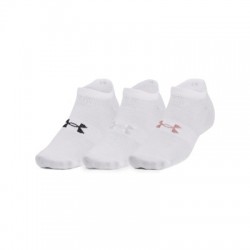 Ponožky UNDER ARMOUR UA Essential No Show 3 pack-WHT-1361459-100