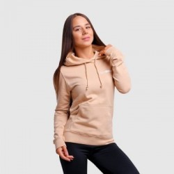 GymBeam Dámska mikina PRO Hoodie Sand  M