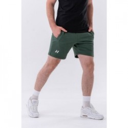 NEBBIA Pánske šortky Relaxed-fit Dark Green  M