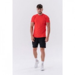 NEBBIA Pánske Tričko Sporty Fit Essentials Red  MM