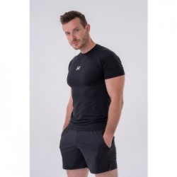 NEBBIA Pánske Tričko Slim-fit Black  XLXL