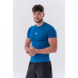 NEBBIA Pánske Tričko Slim-fit Blue  XXLXXL