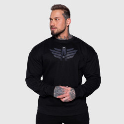 Pánska mikina Iron Aesthetics Essential, čierna