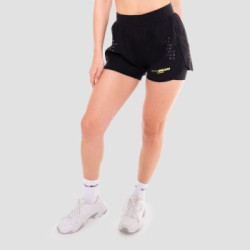 GymBeam Dámske 2in1 šortky Pace Black  M