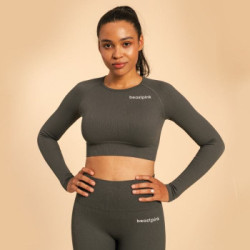 BeastPink Dámske tričko Hyper Crop-Top Shadow  LL