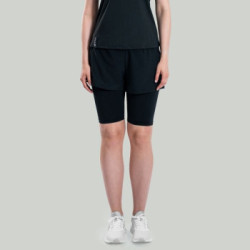 STRIX Dámske šortky 2in1 ULTRA Black  SS