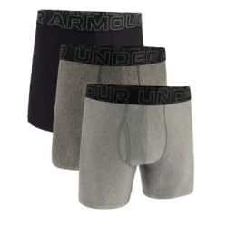 Under Armour Pánske boxerky M Perf Tech 6in 3pack Grey  SS