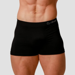 GymBeam Pánske boxerky Seamless 2Pack Black  MM