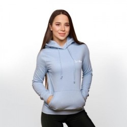 GymBeam Dámska mikina PRO Hoodie Blue  M