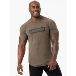 Ryderwear Pánske tričko Iron Khaki Marl  M