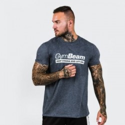 GymBeam Tričko Keep Strong Heather Navy  M