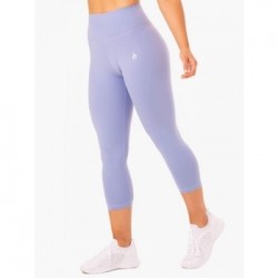 Ryderwear Dámske legíny 7/8 High Waisted Base Purple  XS