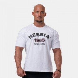 NEBBIA Tricko Golden Era White  M