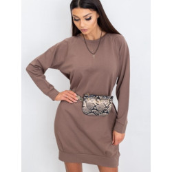 Dámske šaty CRISTINE dark beige