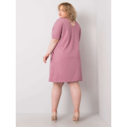 Dámske plus size šaty BELLAMY pink