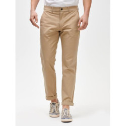 Moderné khaki nohavice v rovnom strihu GapFlex