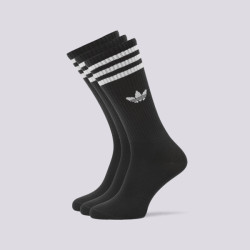 Adidas Ponožky 3-Pack Solid High Crew Čierna EUR XL