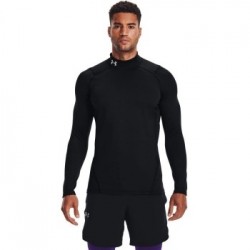 Under Armour Pánske tričko ColdGear Armour Fitted Mock Black  L