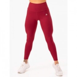 Ryderwear Dámske legíny Staples Scrunch Bum Wine Red  XS