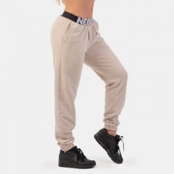 NEBBIA Dámske tepláky Iconic Mid-Waist Cream  S