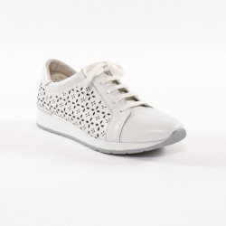 Kožené ažúrové tenisky